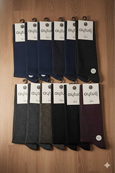 Aytuğ MODAL ERKEK SOKET ÇORABI , ASORTİ 12'Lİ KUTU