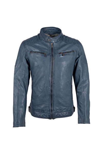 mauritius Geaca de Piele Barbati Deercraft Albastra DMJaimi