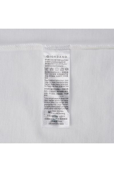 Giordano Men's 3D Lion Polo: Slim Fit, Bold Embroidery, Premium Pique