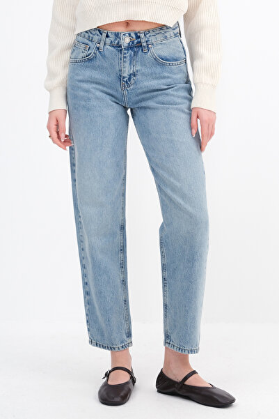 Addax Yüksek Bel Mom Jean Pantolon PN8767