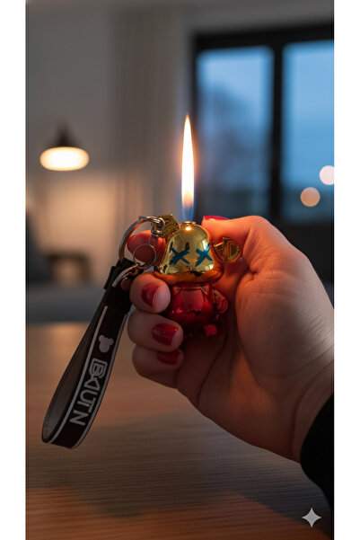 KdrElektronik Kaws Tarzı Bearbrick ve ayıcık Figürlü Çakmak - Anahtarlık Akse...