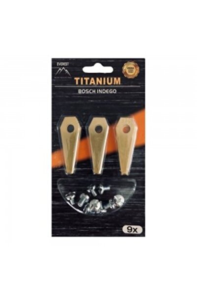 Everest Bosch Indego Robot Blades 49.5 mm - Titanium - Set of 9
