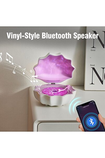 Generic Northern Lights Projector - Night Light with Bluetooth Speaker & White Noise (Purple)