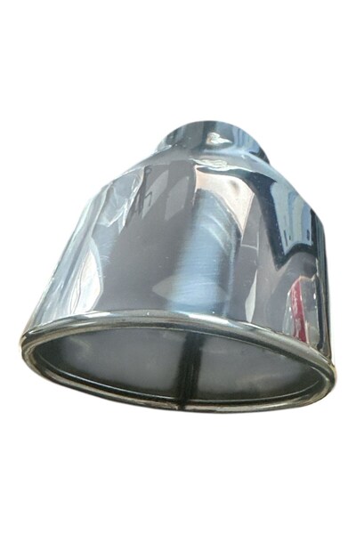 120 LİK TEKLİ EGZOZ UCU OVAL, 120 MM OVAL EGZOZ UCU EĞİK MODEL