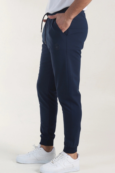 EXSPORT Italian Cut Compact Side Pocket Ribbed Slimfit Track Pants