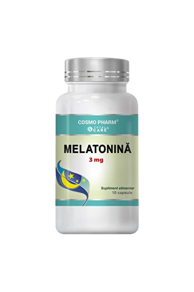 Cosmopharm Melatonina 3 Mg, Capsule Cu Eliberare Prelungita 10 capsule