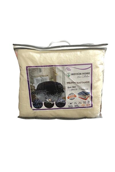 ROYAM Mevsim Home Double Size Wellsoft Fleece Blanket Boxed 200 X 220