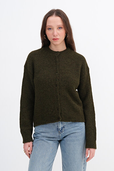 Addax Πλεκτό Ζακέτα με κουμπιά H3473