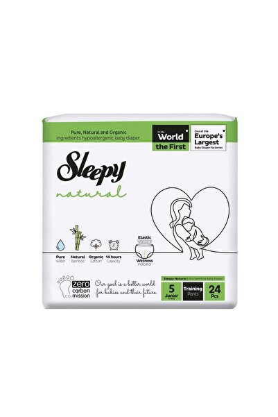 Sleepy Scutece-Chilotel pentru bebelusi , marime 5 Junior, 11-18kg, 24 bucati