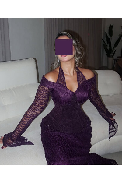 arena fashion فستان "سحر الملكة الأرجواني" 💜