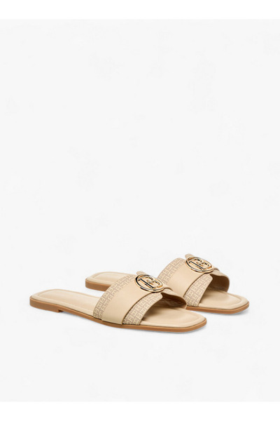 Flora Bella by Shoexpress Women Monogram Print Slides