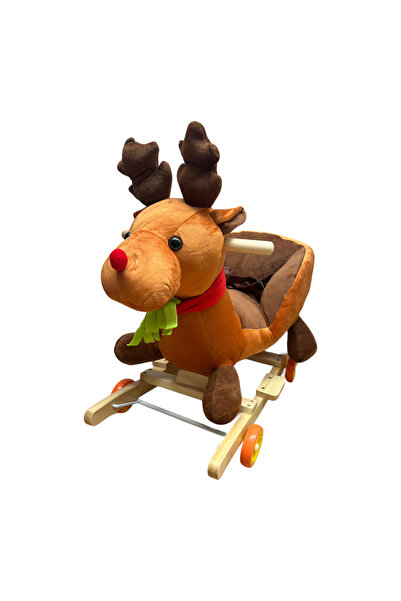 Krista Dasher Reindeer Plush Plush Reindeer Rocking And Wheeled