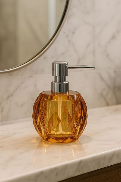 YzHome Lüks Akrilik Tezgah Üstü Sıvı Sabunluk Deterjanlık