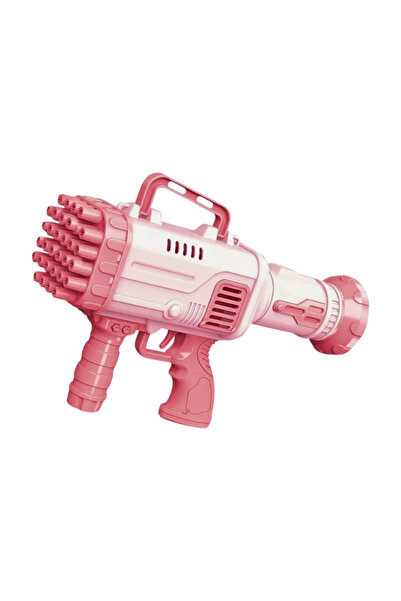 Magicway Köpük Tabancası Pilli Otomatik Roket Atar 32 Delikli Baloncuk Tabanc...