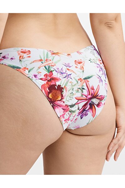 ESOTIQ Women's Bikini Bottom Classic Briefs Panties Tropical Pattern Low Waist Pool Beach | Lagoon