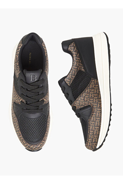 Flora Bella by Shoexpress Women Mongram Print Lace-Up Sneakers