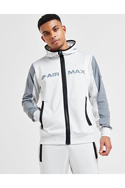 Nike Nsw Air Max Pk Fz Hoodie Сірий Чоловічий куртка з капюшоном