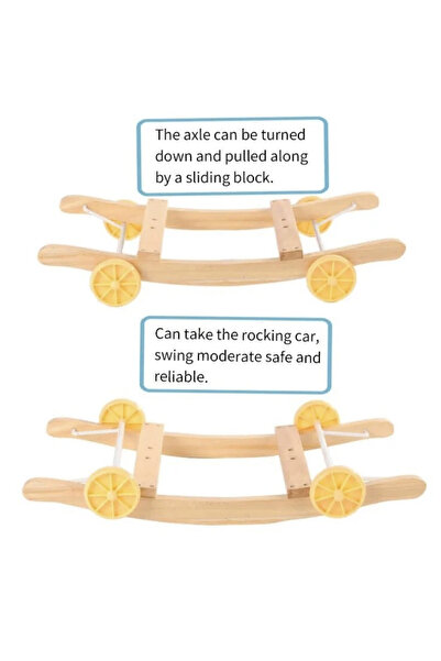 Krista Purple teddy bear rocking chair with wheels