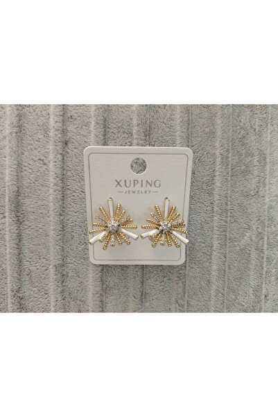 XUPING JEWELRY XUPING KADIN KÜPE ( ZİRKON TAŞ DETAYLI ÖZEL TASARIM GÜNEŞ IŞIKLARI KADIN KÜPE )