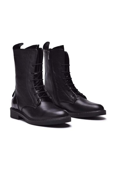 Gusse Aurelia Women's Khaki Leather Boots 263402