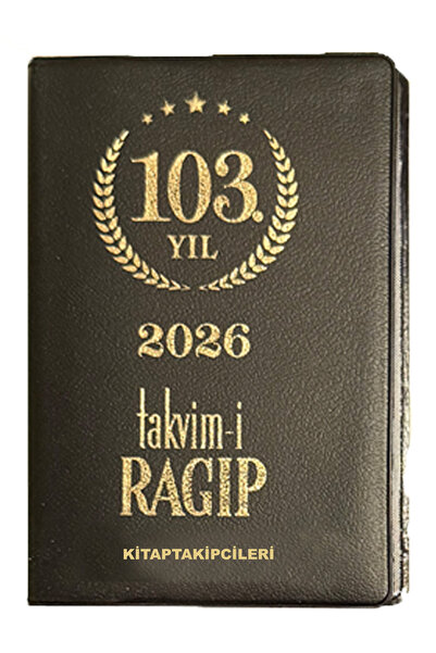 kitaptakipcileri 2026 Takvimi Ragıp Uluğ 103. Yıl Cep Ajandası Boy Plastik Kapak, Türkiye Haritası Hediyeli
