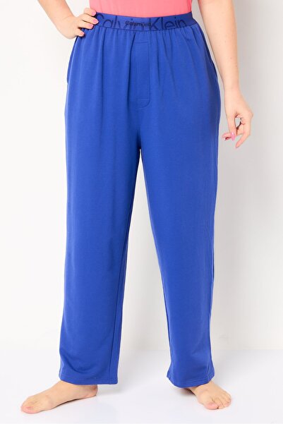 Calvin Klein Women Brand Logo Sleepwear Pants, Blue