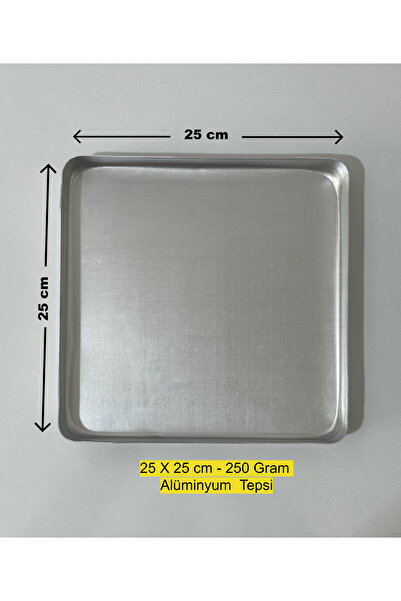 Öz Mutfak Alüminyum Baklava Ve Börek Tepsisi 25x25 Cm - 250 Gram