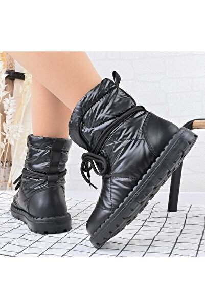 Tmall Women's boots,Made of suede with fur interior,TM1CD1033,Black