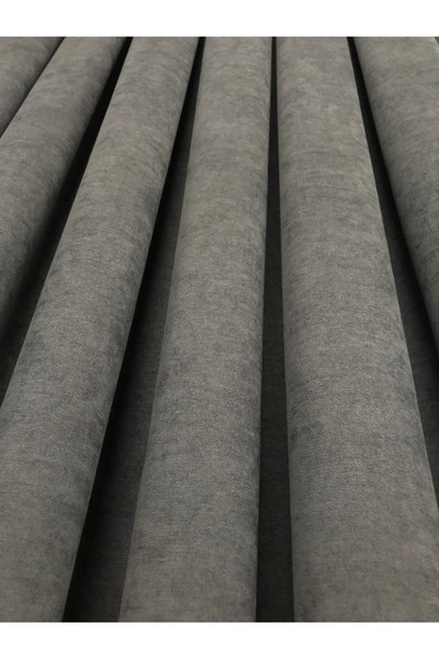 perkoz Ada Fonluk Antrasit Petek Kadife Tek Kanat 1/3 Sık Pile