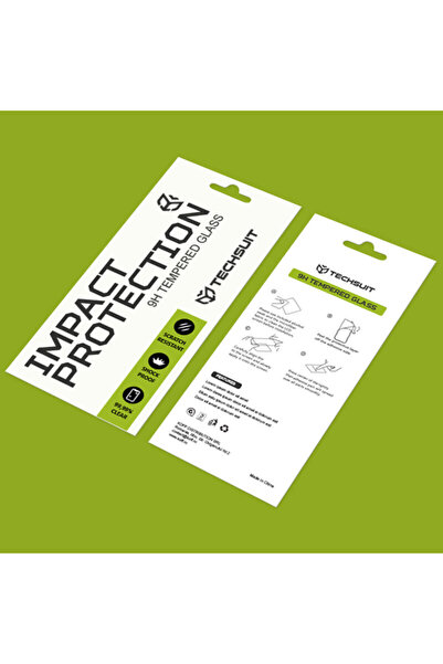 Techsuit 111D Full Glue Full Cover Tempered Glass Screen Protector for Realme Note 70T - Black