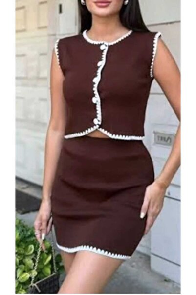 NÜANS MODA Knitwear Vest Suit