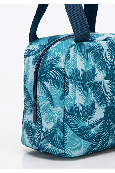 Wittchen Women's Rounded Lunch Bag Turquoise Polyester