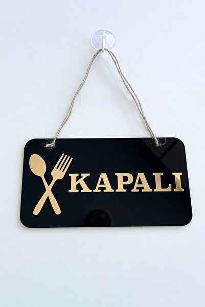 Kuzeylina Open / Closed Door Sign for Restaurants and Shops