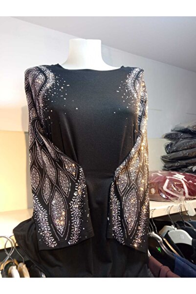 MODA Taşlı Penye Bluz