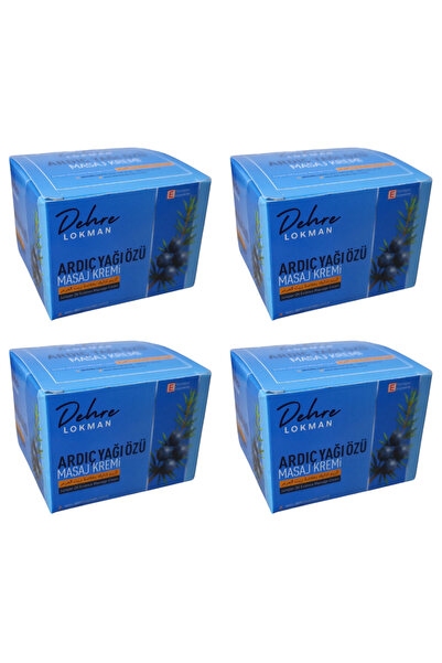 Dehre Lokman كريم تدليك بخلاصة زيت العرعر 90 جرام × 4 قطع