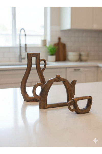 Alba Home Decor Dekoratif sunumluk set biblo