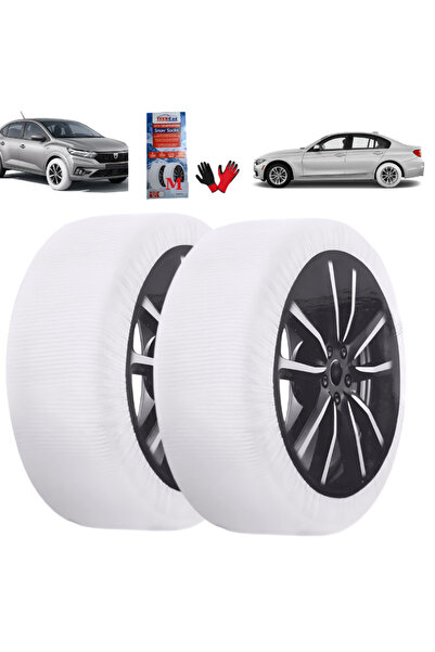 TEAMCAR M snow socks – Alternative to textile car tire chains