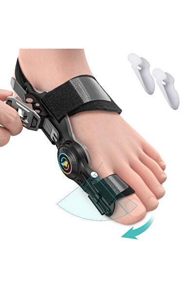 Gadgetry Corector monturi de Zi si Noapte pentru Picioare, Negru, cu Clapeta ...