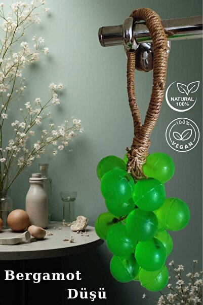 MILKY LUXE SOAP-BERGAMOTLU-ÜZÜM SALKIM EL YAPIMI %100 NATURAL VE VEGAN DEKORATİF KATI SABUN (280gr)