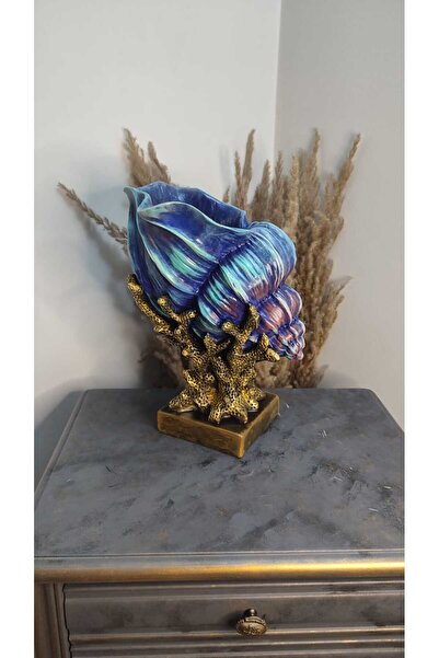 Gardenya Deniz Kabuğu İstiridye Polyester Dekoratif Obje Model 1