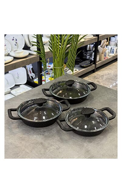 ACAR Diamante 3-Piece Cast Iron Cookware Set