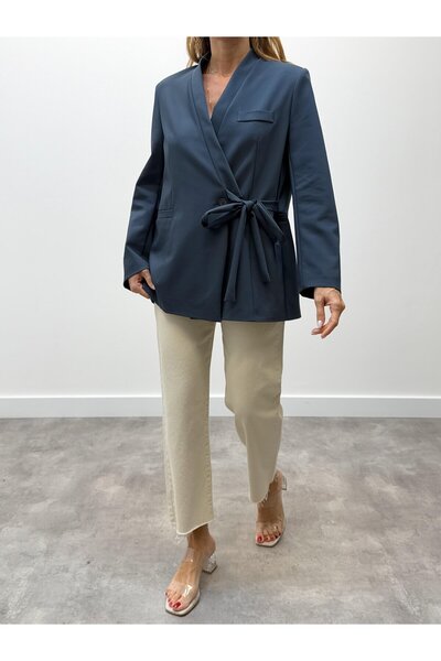 Lady Pixie Дамско яке с кръстосан колан отпред