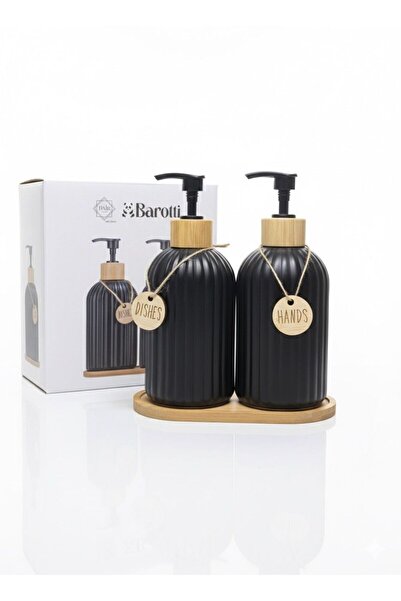 TUGASAN ONLİNE طقم صابون سائل من الخيزران من باروتي مكون من قطعتين