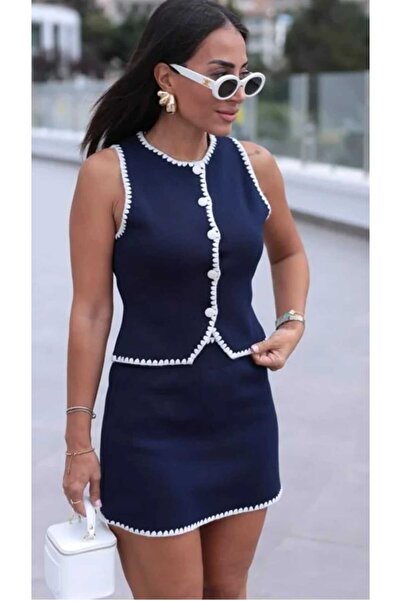 NÜANS MODA Knitwear Vest Suit