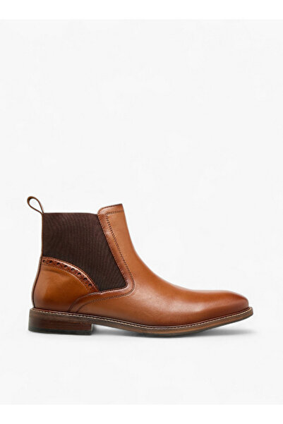 Duchini Men Leather Chelsea Boots