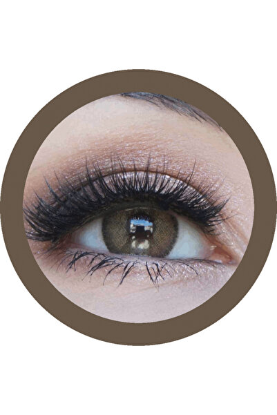 Urban Layer Cloud R Brown Brown colored contact lenses, complete package with solution and case