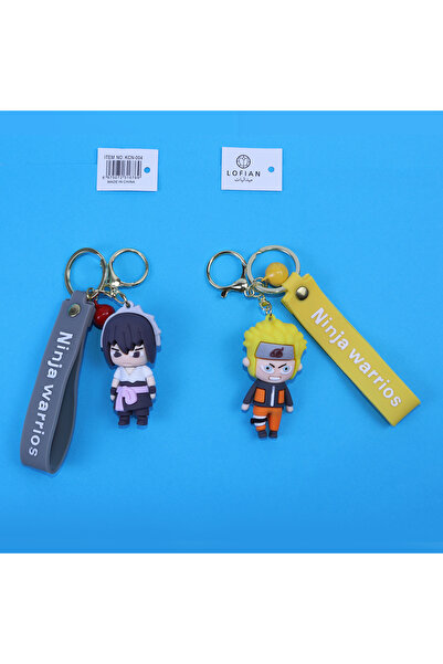 LOFIAN Luvian Silicone Medals - Ninja Warriors Naruto Cartoon Characters Model KCN-004 - 2 Count