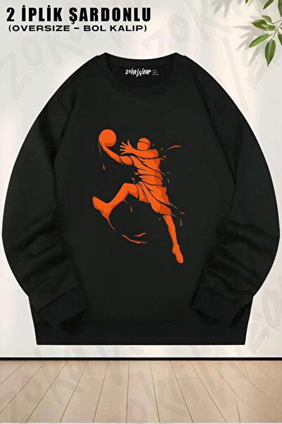 ZOKAWEAR Turnichet colorat de baschet unisex cu imprimeu supradimensionat gul...