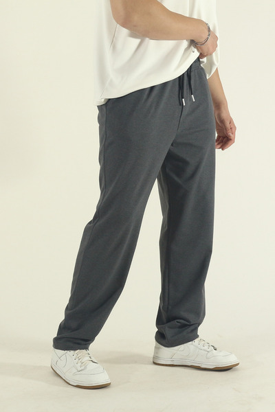 INFLUYENTE Ανδρικό φαρδύ παντελόνι oversized με χαλαρή εφαρμογή