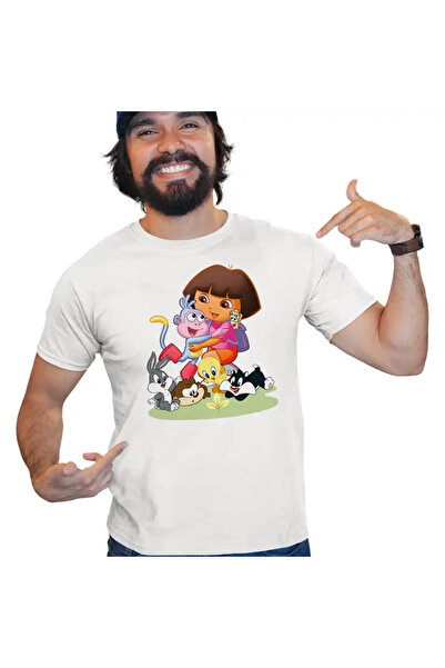 OEM Tricou Barbati Dora Exploratoarea Looney Tunes Taz Bugs Bunny Sylvester T...